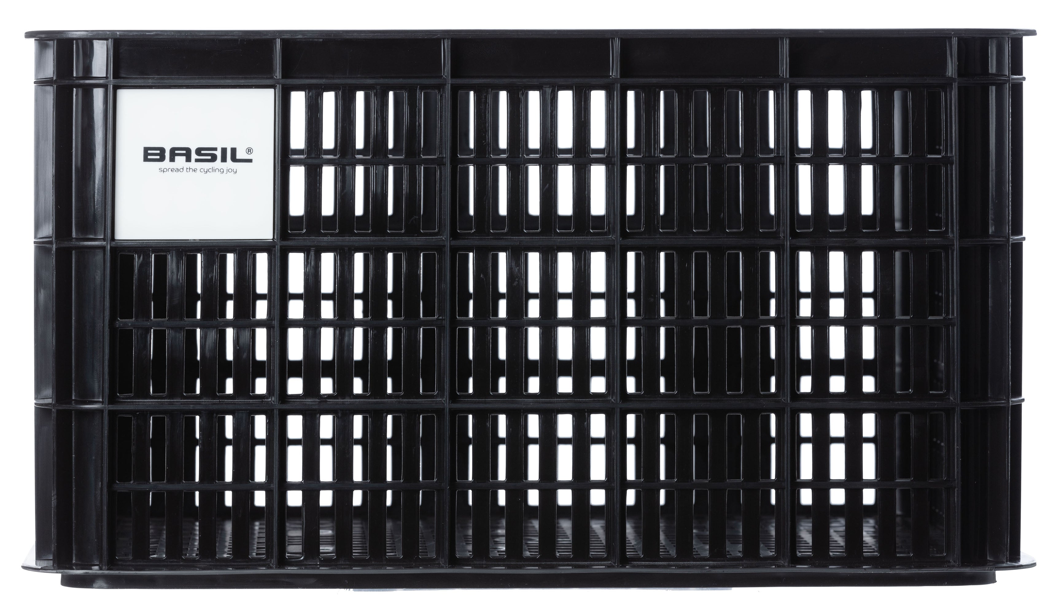 Gerecyclede fietskrat Basil Crate L 40.0 liter 39 x 49 x 26 cm - black
