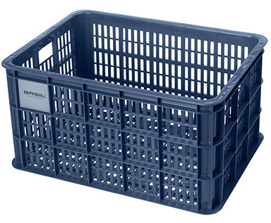 Gerecyclede fietskrat Basil Crate L 40.0 liter 39 x 49 x 26 cm - bluestone