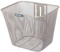 Fietsmand Basil Bilbao met vaste montage 26 x 22 x 27 cm - nude metallic