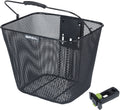 Fietsmand Basil Bilbao KF bevestiging inclusief stuurpenhouder 26 x 22 x 27 cm - zwart