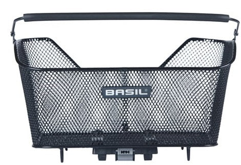 Fietsmand Basil Base M Multi System NX 13 liter 25 x 33 x 16 cm - zwart