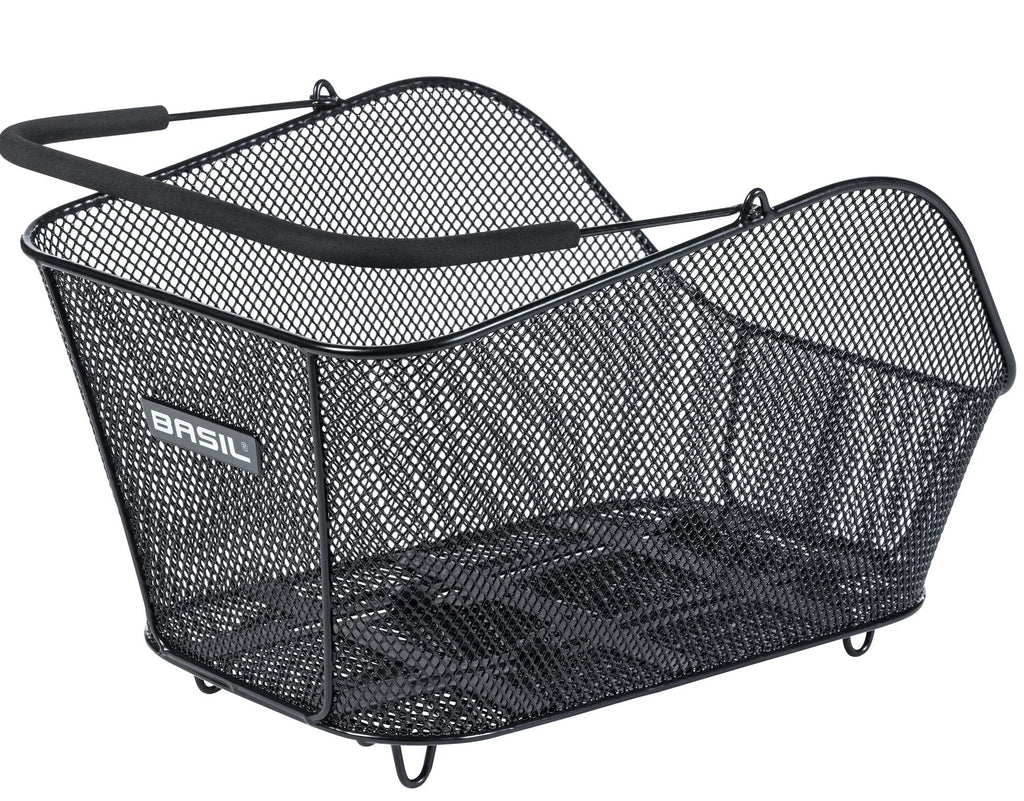 Fietsmand Basil Icon M met MIK bevestiging 13 liter 39 x 24 x 14 - zwart
