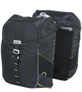 Dubbele fietstas Basil Miles 34 liter 13 x 26 x 35 cm (2x) - zwart / lime
