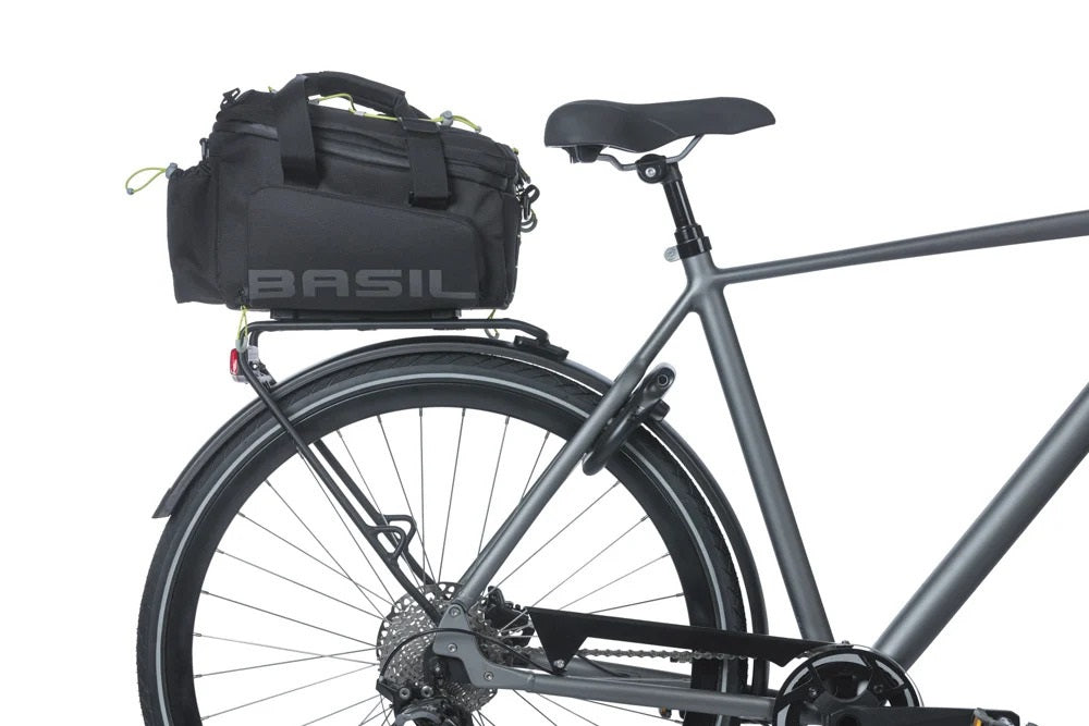 Bagagedragertas Basil Miles XL Pro MIK 9-36 liter 33 x 19 x 19 cm - zwart