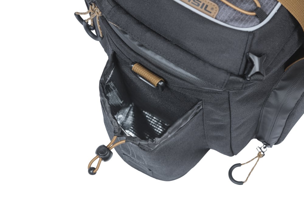 Bagagedragertas Basil Miles XL Pro MIK 9-36 liter - zwart