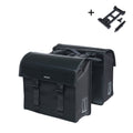 Dubbele fietstas Basil Urban Load MIK 48-53 liter - zwart