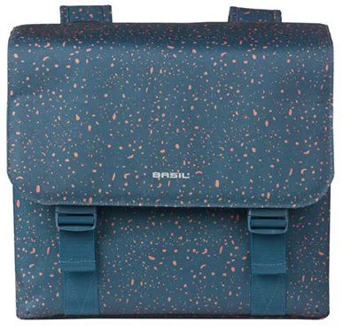 Dubbele fietstas Basil Flair 35 liter - navy