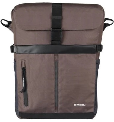 Fietsschoudertas Basil Move MIK 15 liter 14 x 24 x 34 cm - Bruin