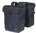 Dubbele fietsas Basil Move 30 liter 16 x 27 x 38 cm - zwart