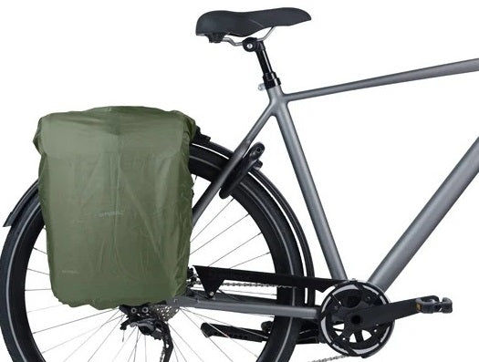 Dubbele fietstas Basil Move MIK 30 liter 16 x 27 x 38 cm - bruin
