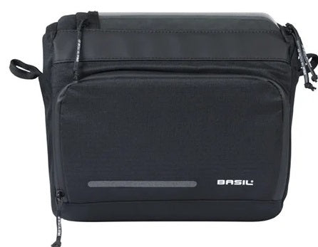 Stuurtas Basil Move KF 7-8 liter 17 x 23 x 20 cm - zwart