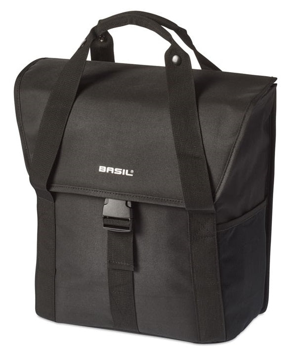 Enkele fietstas Basil GO 16 liter - zwart