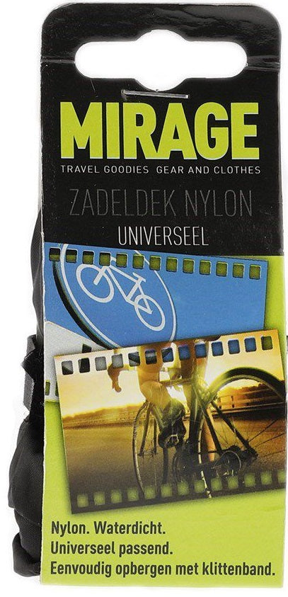 Zadeldek Mirage Undercover van nylon - zwart