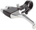 Remgreep links Mirage dubbele kabel - zwart/zilver (bulkverpakking)