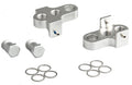 Crankverkorter Mirage T6 aluminium met RVS bouten - zilver