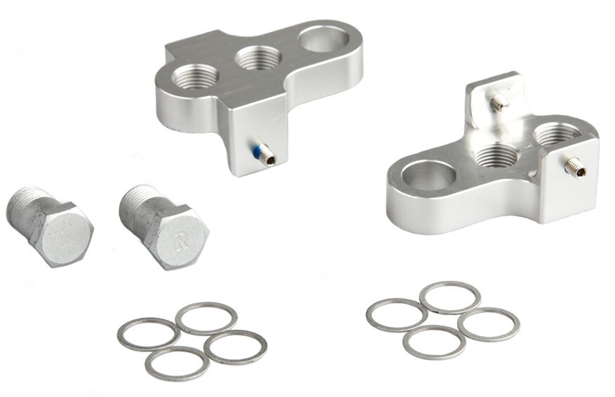 Crankverkorter Mirage T6 aluminium met RVS bouten - zilver