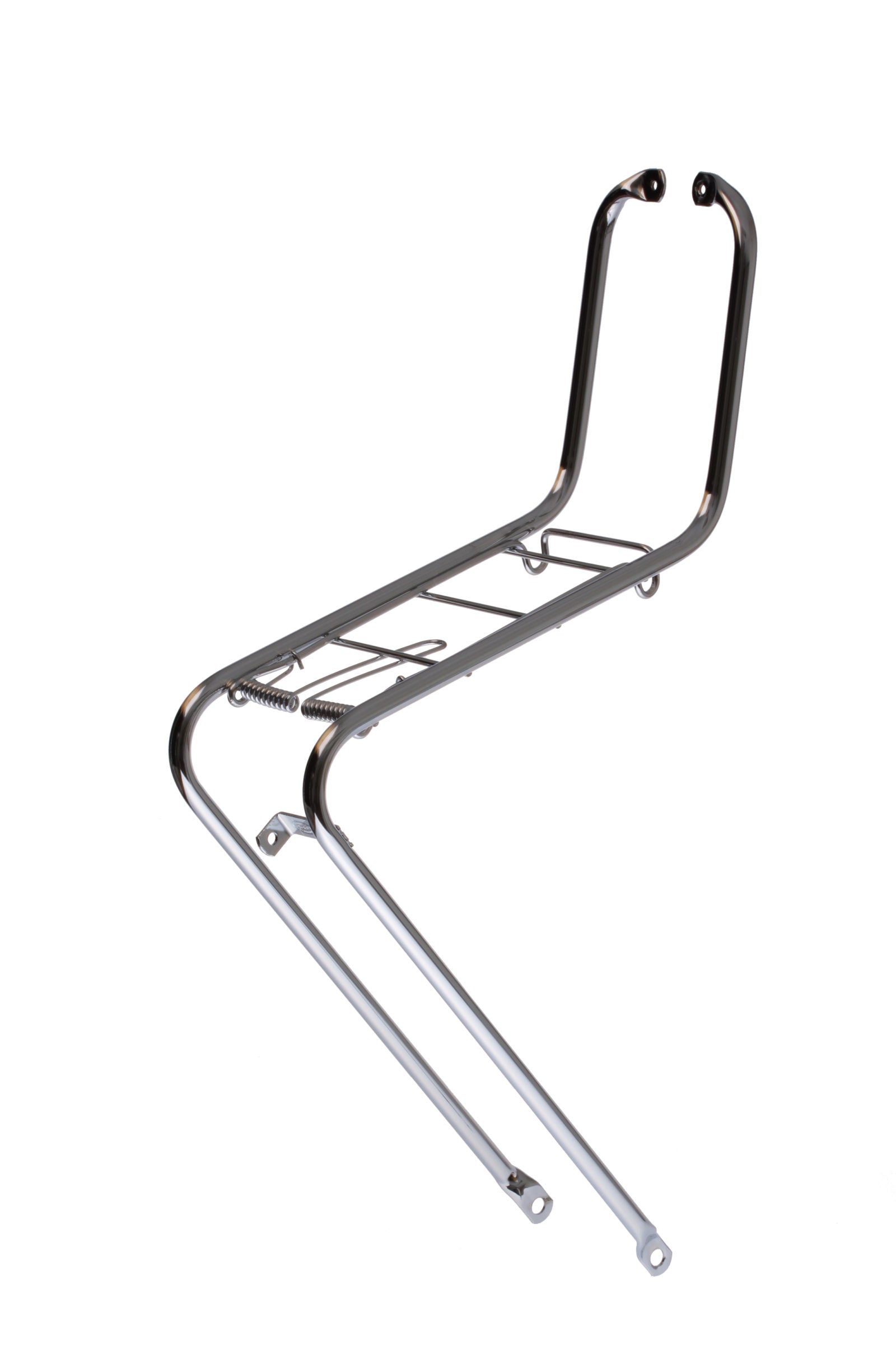 Voordrager retro 26/28" Steco met klapper en veer - chrome
