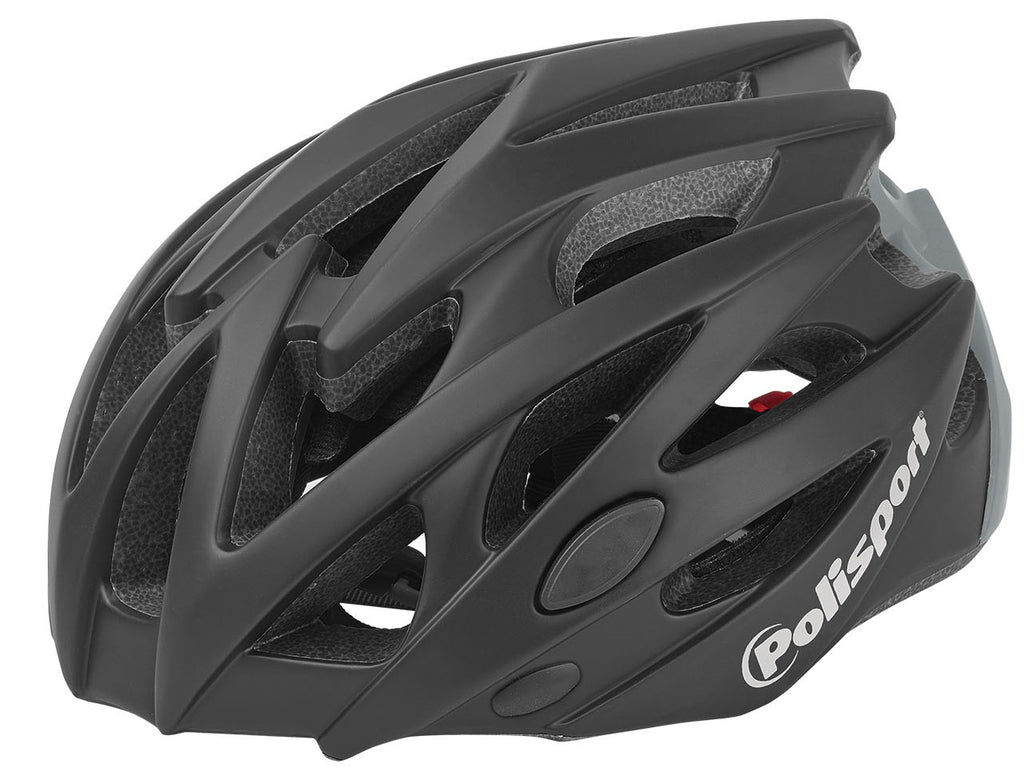 Fietshelm Polisport Twig L 58-61 cm - zwart / grijs