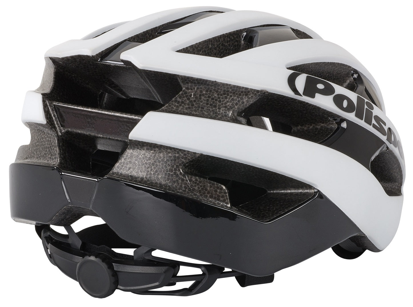 Fietshelm Polisport Light Pro M 54-58 cm - mat wit / zwart