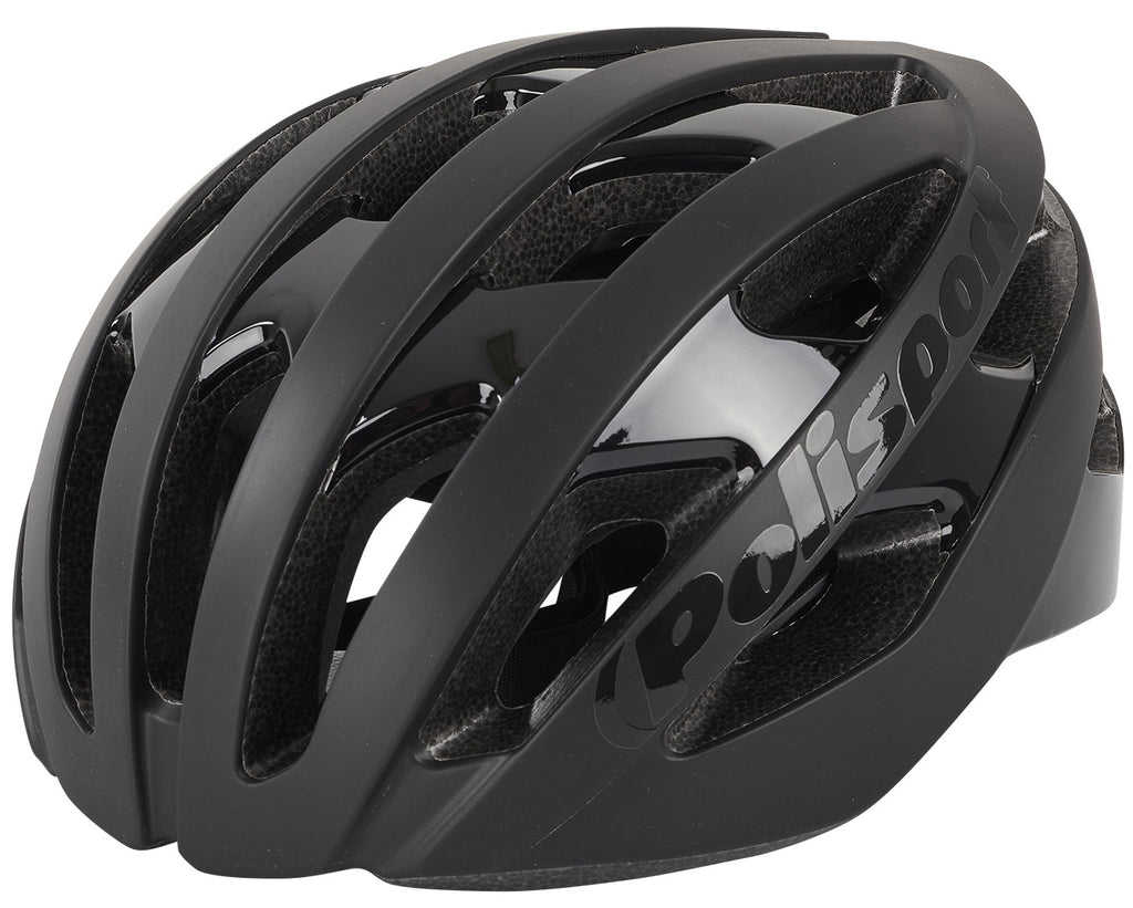 Fietshelm Polisport Light Pro L 58-61 cm - mat zwart / zwart