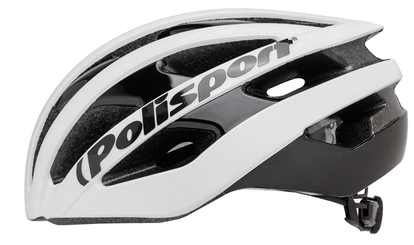 Fietshelm Polisport Light Pro L 58-61 cm - mat wit / zwart