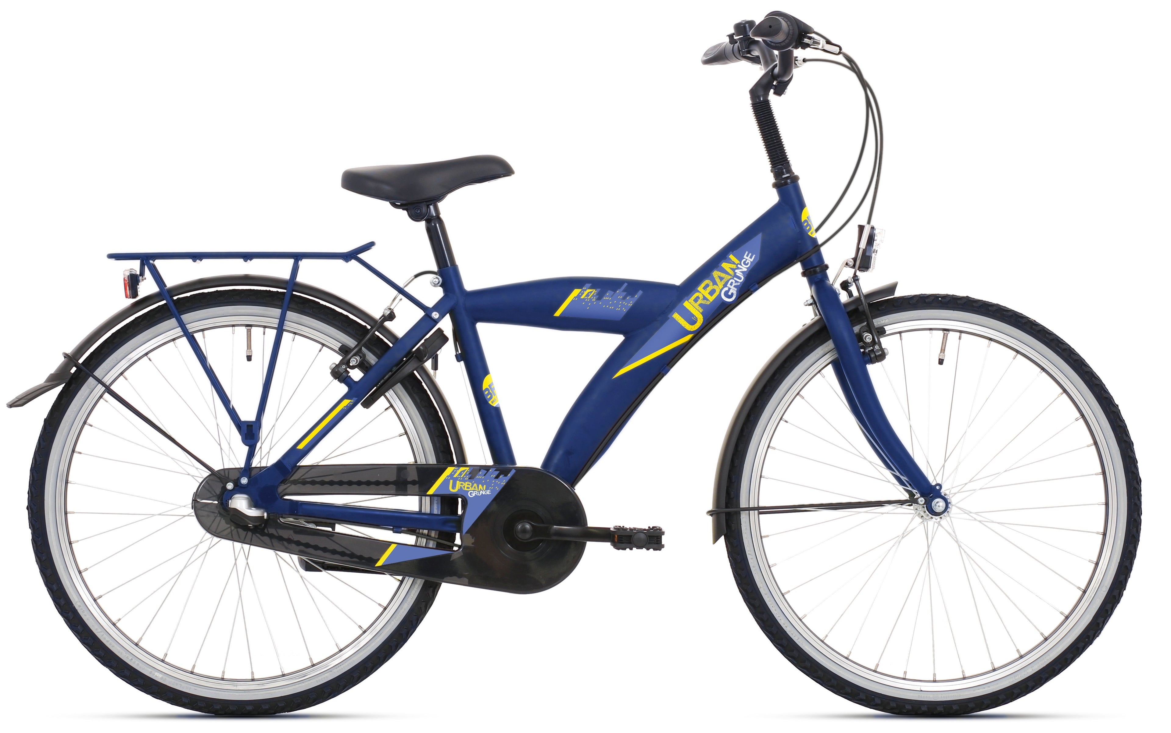 Kinderfiets Bikefun Urban City 24 inch met Nexus 3 versnelling/remnaaf - Kobalt Mat Blauw