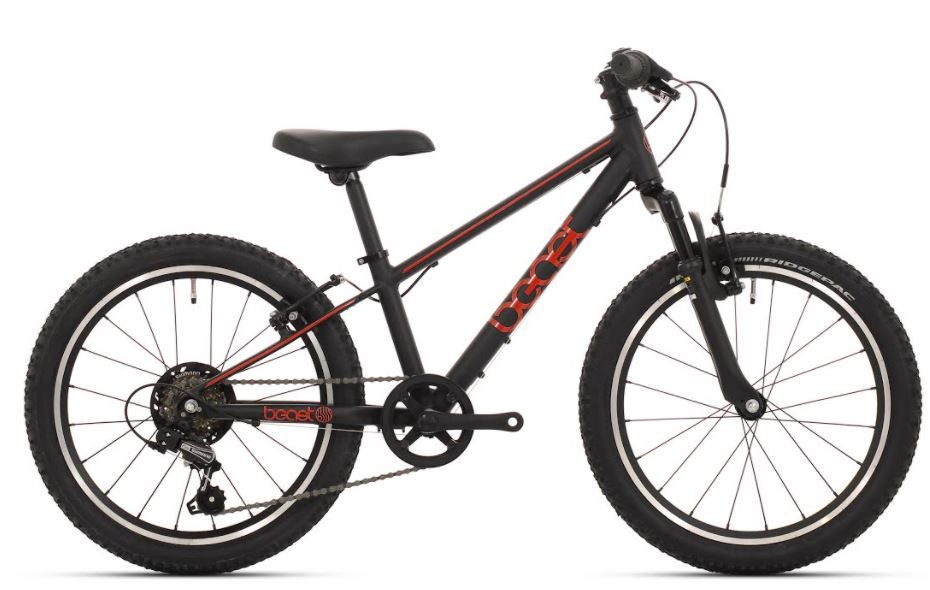 Kinderfiets Bikefun Beast 26 inch met Shimano 6 versnellingen en V-brakes - Zwart/Rood