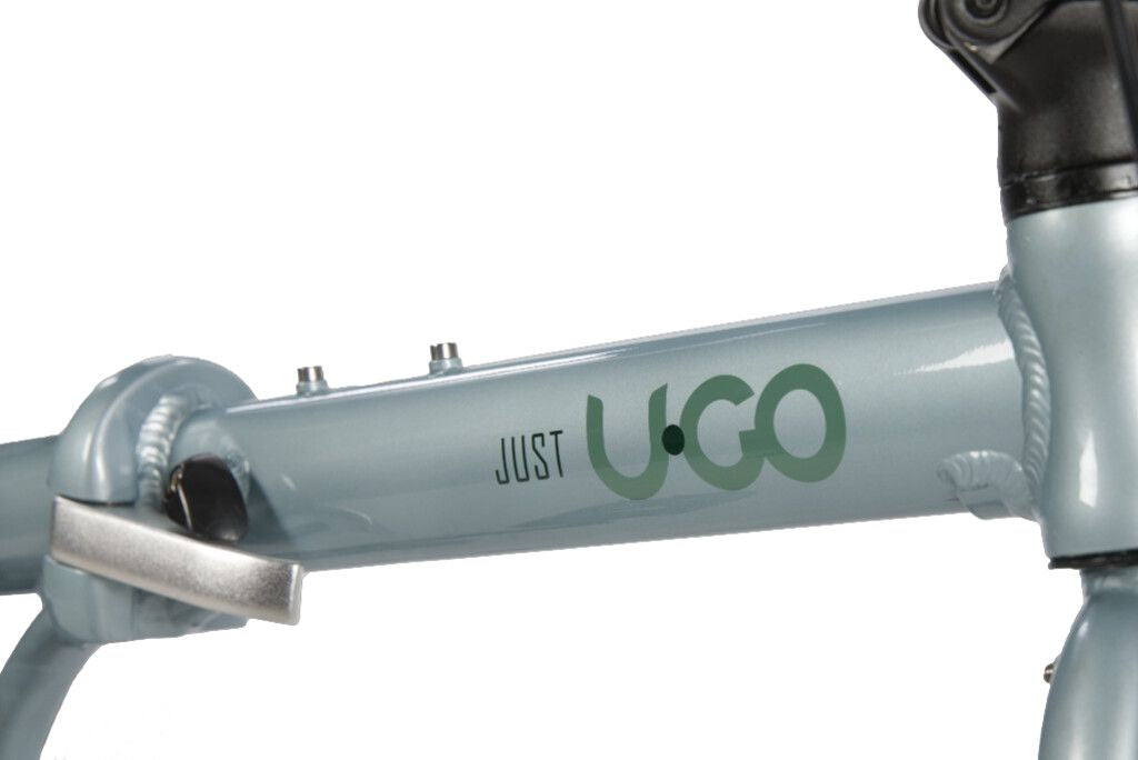 Vouwfiets U-Go Just S1 - 20 inch - Single speed - V brake en remnaaf - Misty Grey