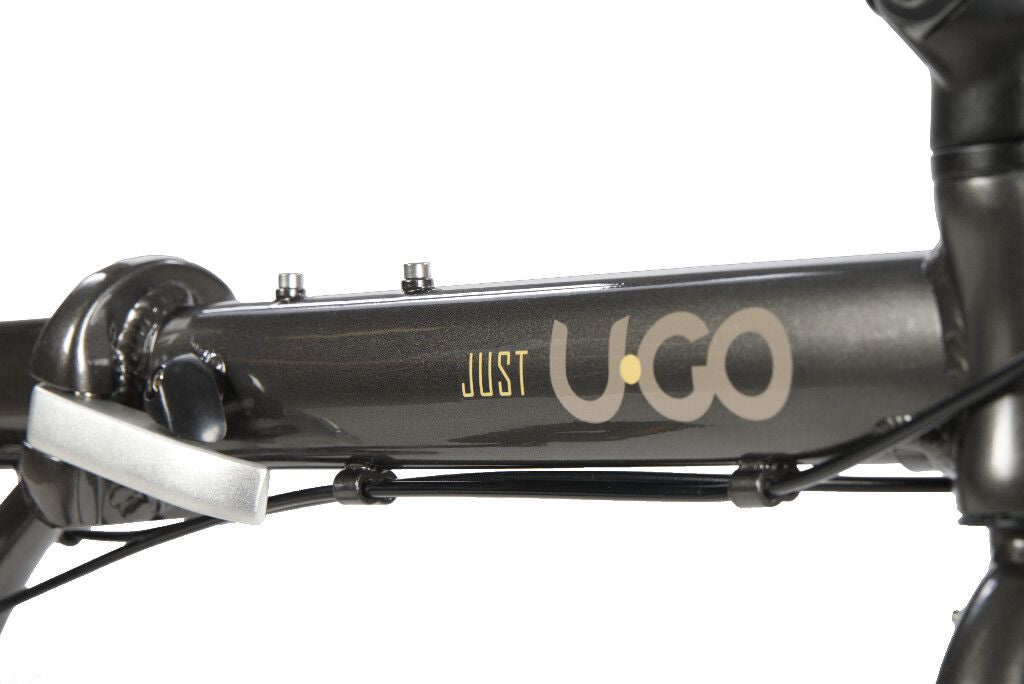 Vouwfiets U-Go Just D6 - 20 inch - 6 speed  derailleur - V brake - Iron Grey