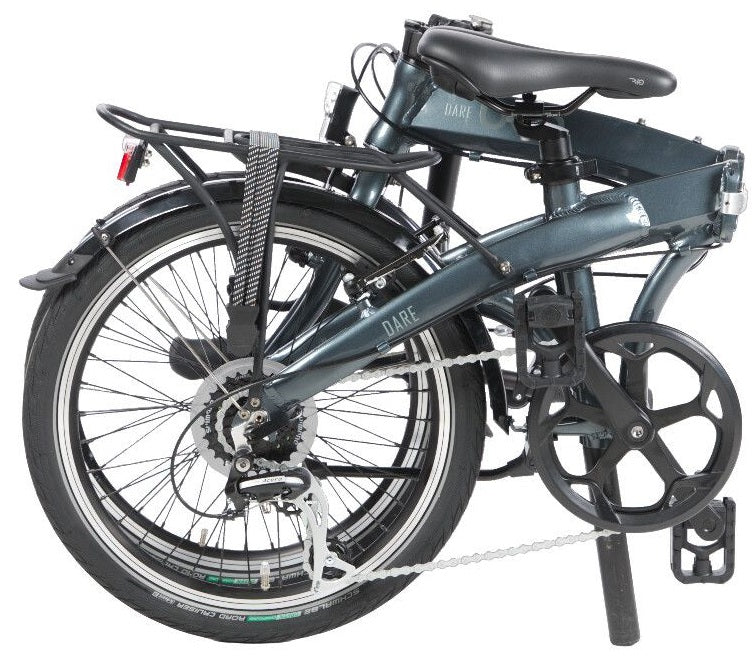 Vouwfiets U-Go Dare D7 - 20 inch - 7 speed derailleur - V brake - Ocean Grey