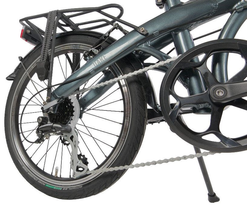 Vouwfiets U-Go Dare D7 - 20 inch - 7 speed derailleur - V brake - Ocean Grey