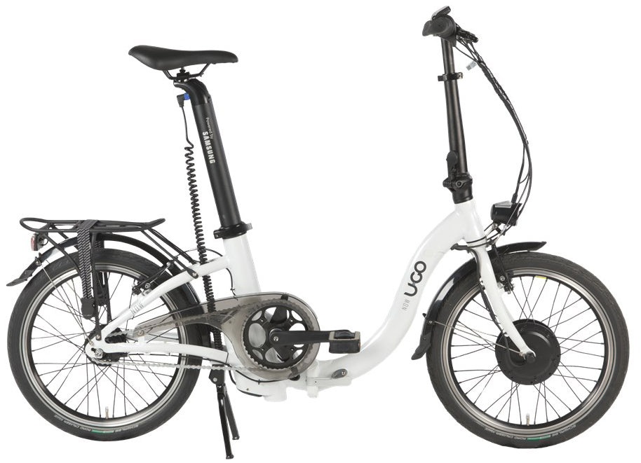 Elektrische vouwfiets U-Go Now Ei7 - lage instap - 20 inch - Nexus 7 speed - V brake - Pearl White