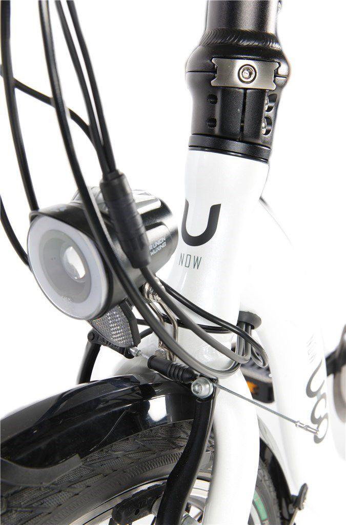Elektrische vouwfiets U-Go Now Ei7 - lage instap - 20 inch - Nexus 7 speed - V brake - Pearl White