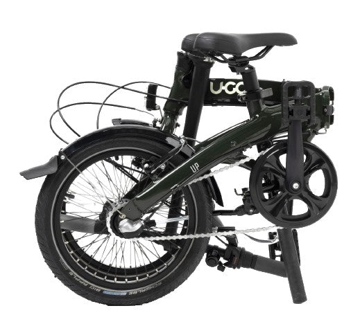 Vouwfiets U-Go Dare i3 - 16 inch - Nexus 3 speed - V brake - Moss Green