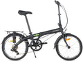Vouwfiets Dahon Vybe D7 Shadow - 20 inch -  6 speed derailleur - V Brake - Matt Black