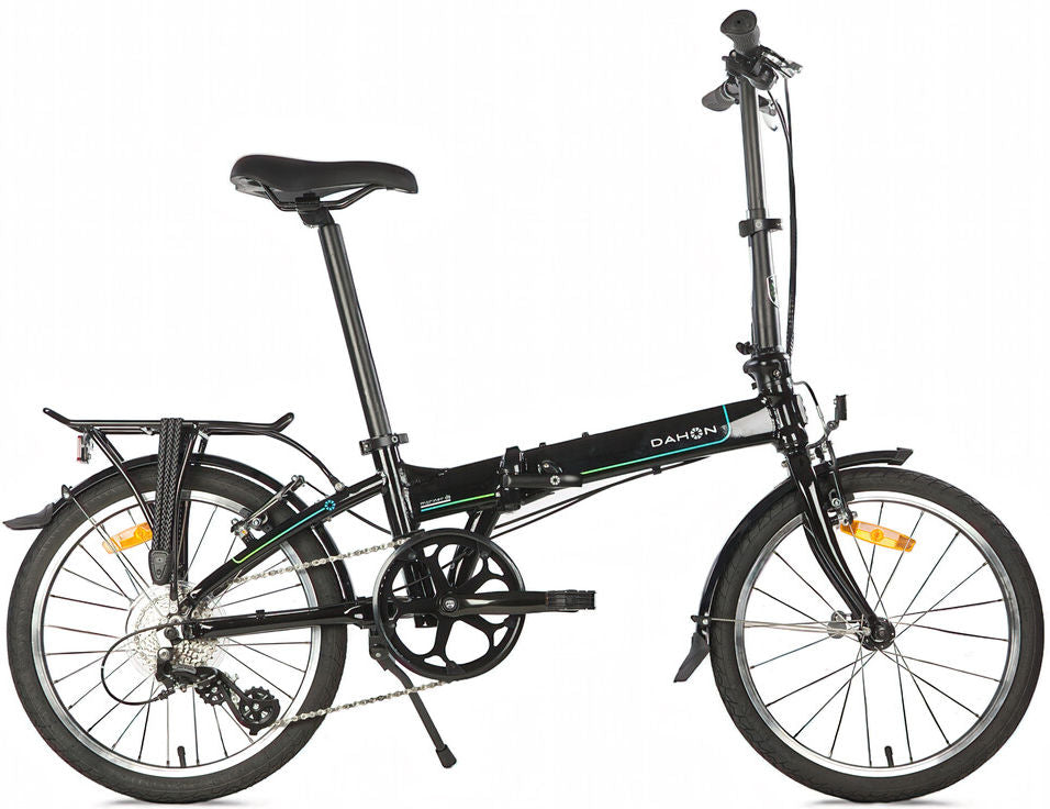 Vouwfiets Dahon Mariner D8 Jet - 20 inch - 6 speed derailleur - V Brake - Obsidian Black