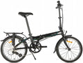 Vouwfiets Dahon Mariner D8 Jet - 20 inch - 6 speed derailleur - V Brake - Obsidian Black