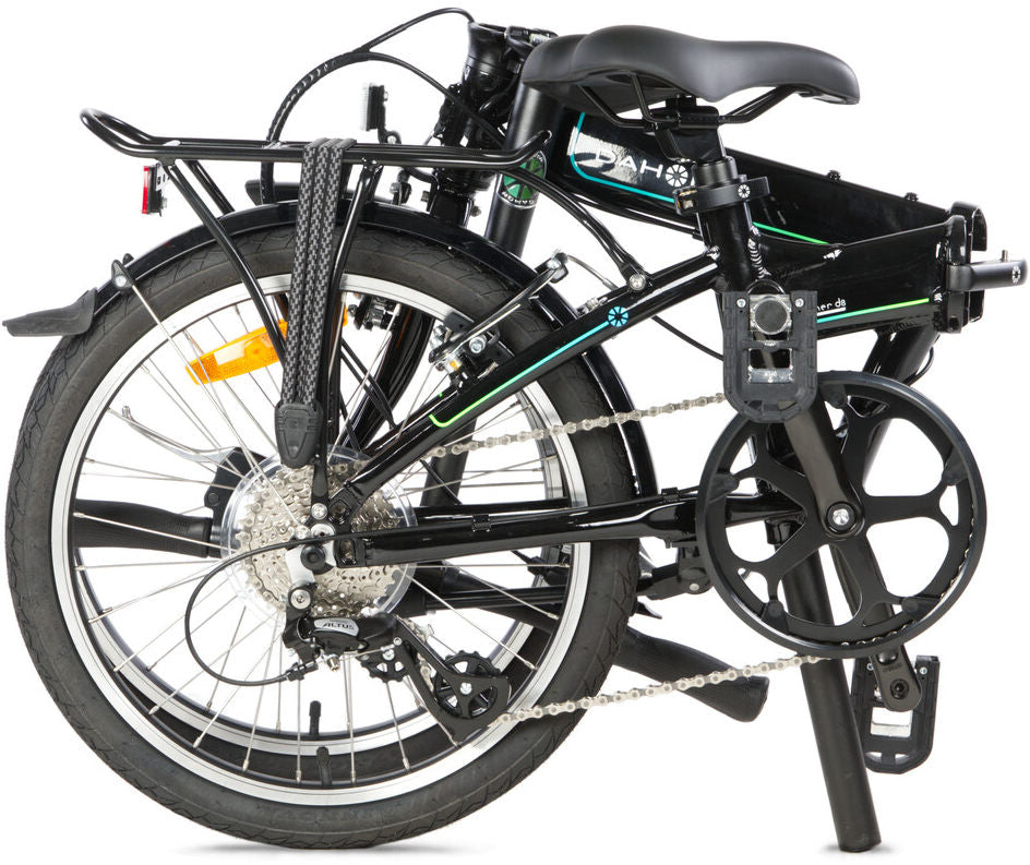 Vouwfiets Dahon Mariner D8 Jet - 20 inch - 6 speed derailleur - V Brake - Obsidian Black
