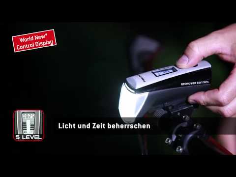 Koplamp Trelock LS950 Control Ion - 70 Lux - Incl. houder
