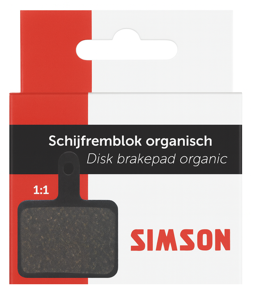 Schijfremblokset Simson organisch (1 paar)