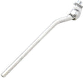 Zijstandaard Simson Vast breed met 30 mm brede plaat - zwart