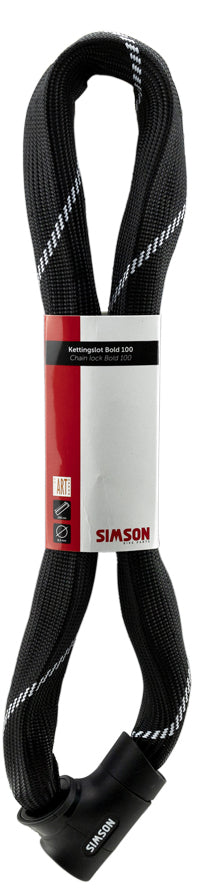 Kettingslot Simson Bold 100 ART 2 - zwart