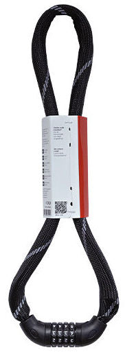 Kettingslot met cijfercode Simson Combo - zwart - 100 cm