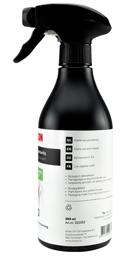 Framewax Simson plantaardig - zwart