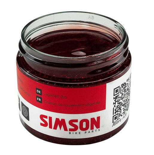 Lagervet Simson plantaardig - zwart/rood