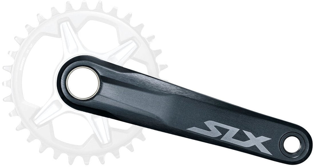 Crankstel 12-speed Shimano SLX FC-M7120-1 zonder kettingblad 175 mm - zwart