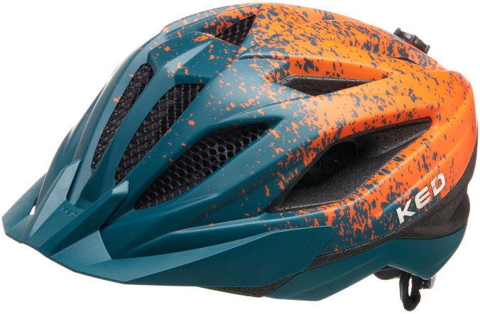 Fietshelm KED Street Jr. Pro S (49-55 cm) - arcadia green orange matt